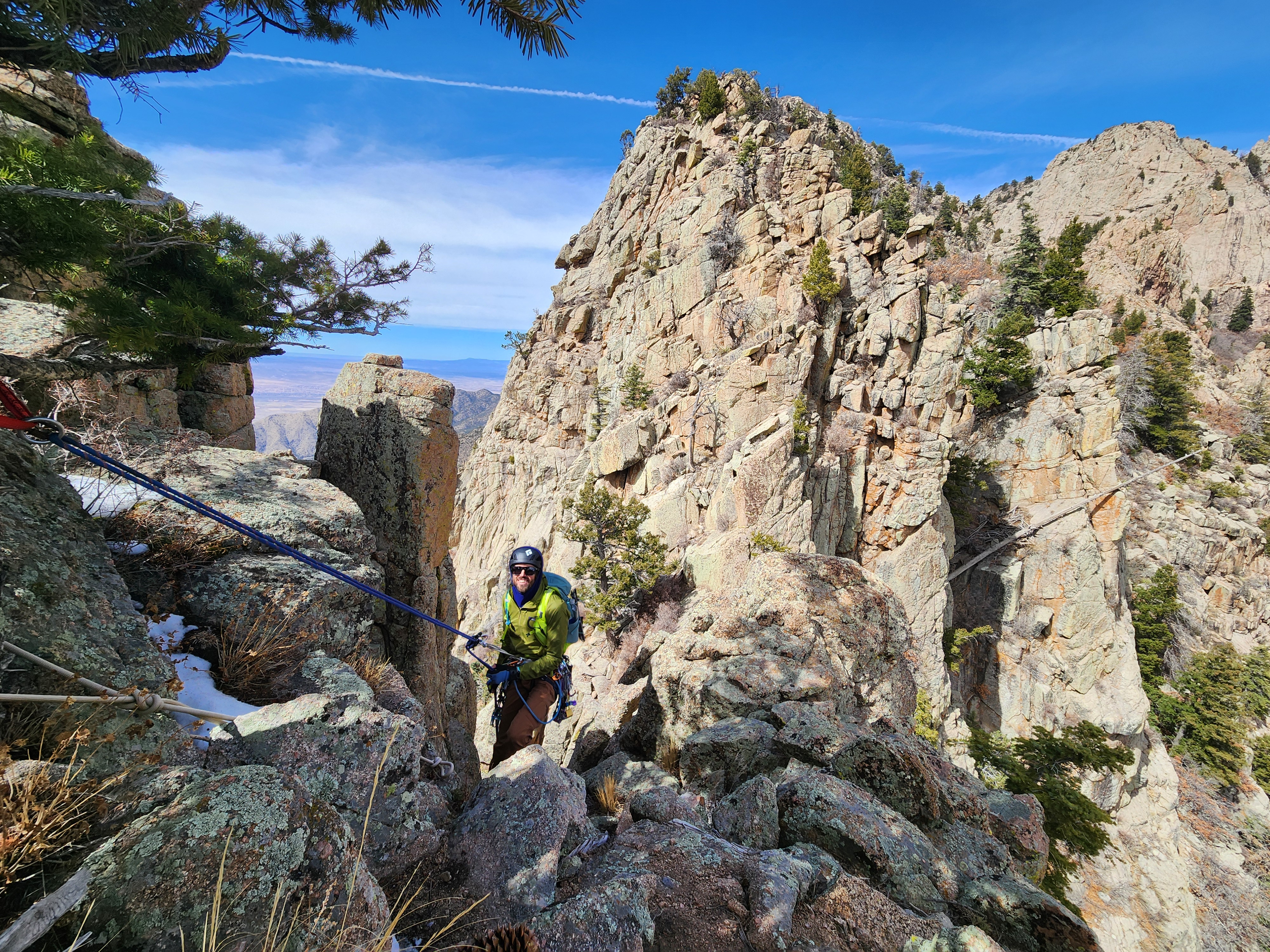Baby’s First Alpine Climb: Wiskey Ridge, Sandia Mountains, NM